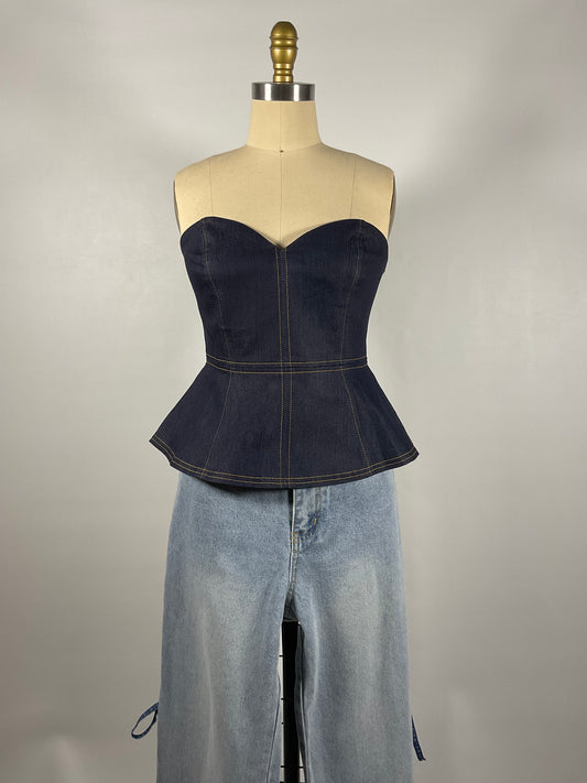 Luna Peplum Top