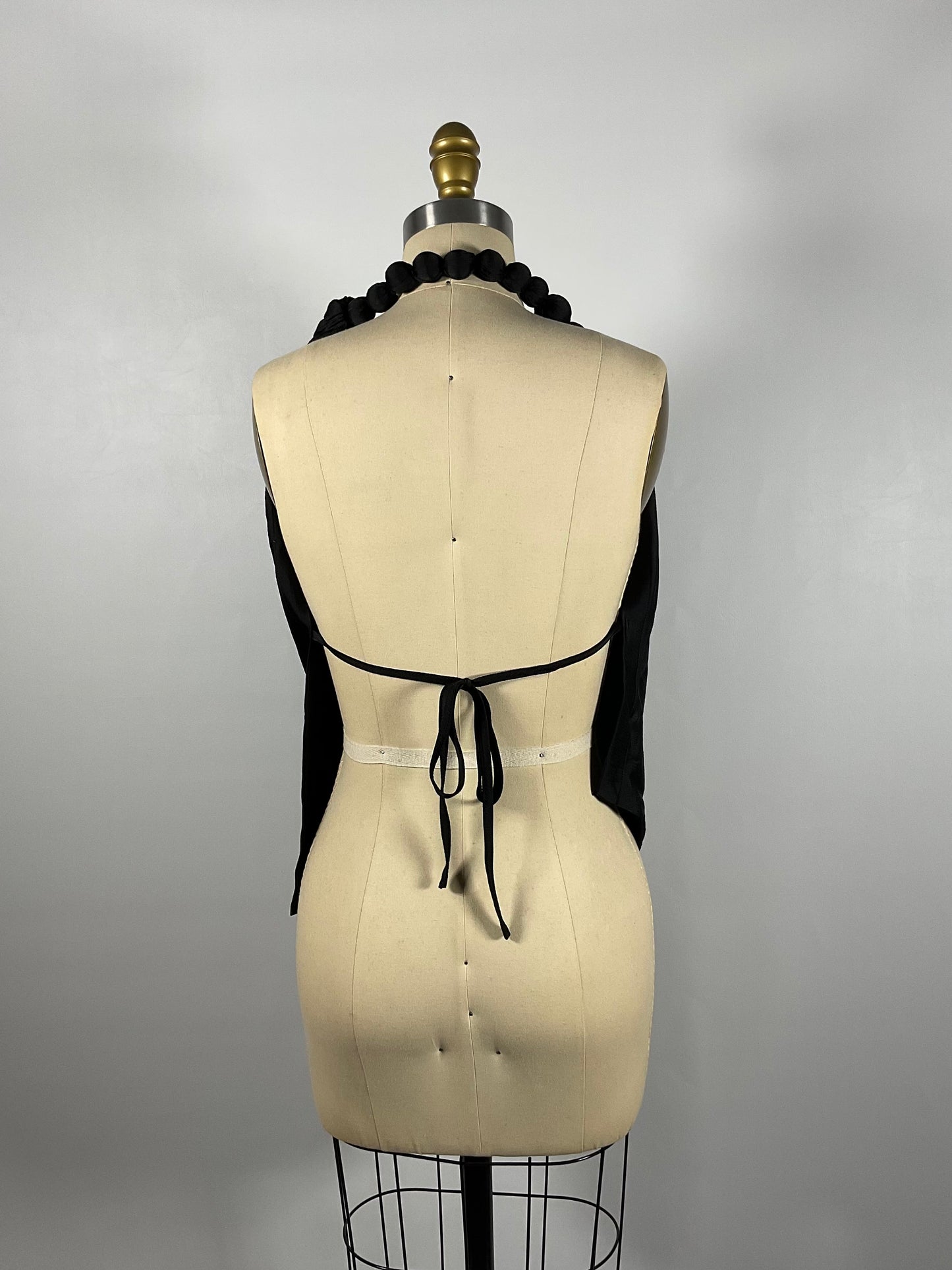 Florence Beaded Cowl Top