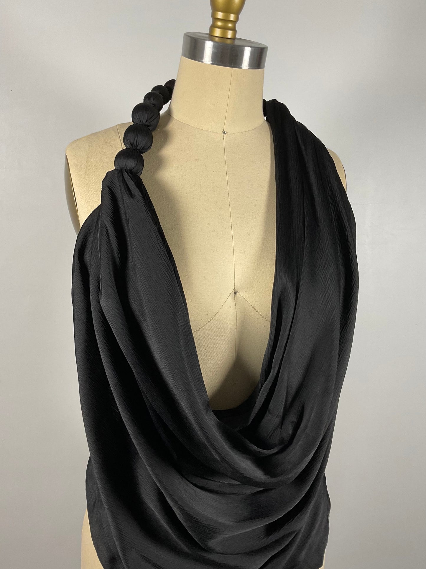 Florence Beaded Cowl Top